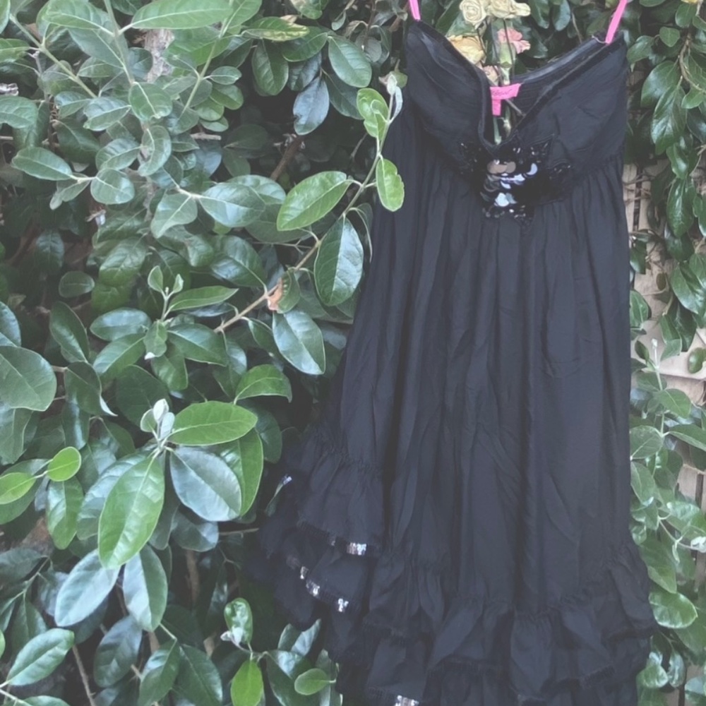 Betsy Johnson SILK baby doll dress